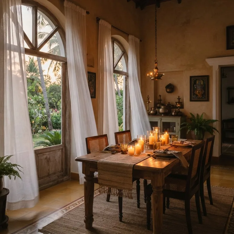 Dining Room — Sheer Panels