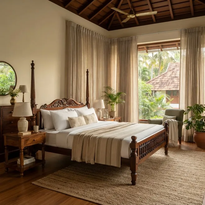 Bedroom — Ripple Curtains, Kochi